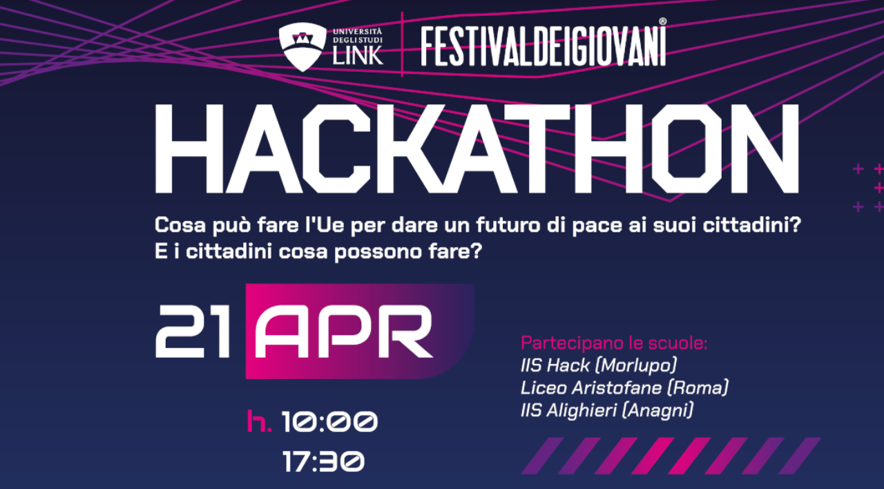 Hackathon “Cosa può fare l’UE per dare un futuro di pace ai suoi cittadini? e i cittadini cosa possono fare?”